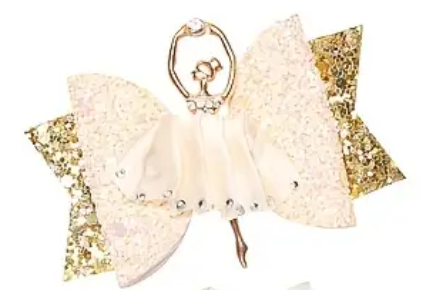 Ballerina Sparkles Hair Bow